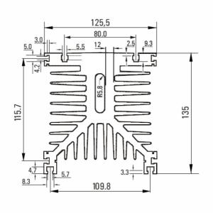 Dissipador BR-2100 Dissipador BR-2100