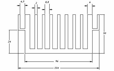 Dissipador BR-2950 Dissipador BR-2950