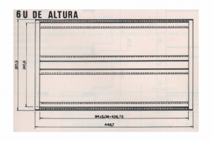 Caixa C-700 - 6U de Altura Caixa C-700 - 6U de Altura