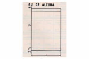 Módula M-700 - 6U de Altura Módula M-700 - 6U de Altura