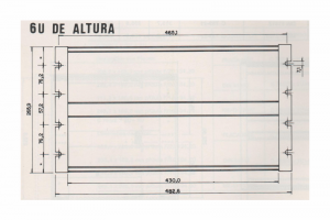 Sub-Bastidor SR-1300 - 6U de Altura Sub-Bastidor SR-1300 - 6U de Altura